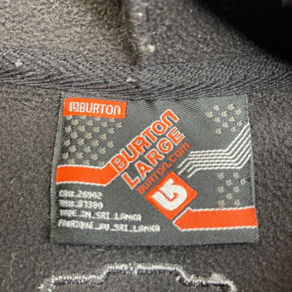 Mens Large Burton Zip Hoodie - Picture 4 of 8